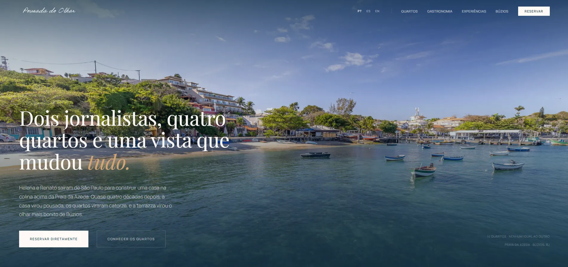 Pousada do Olhar — Redesign conceitual